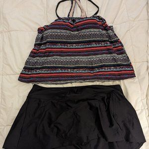 Kona Sol (Target) SwimSuit Tankini and Skirt set